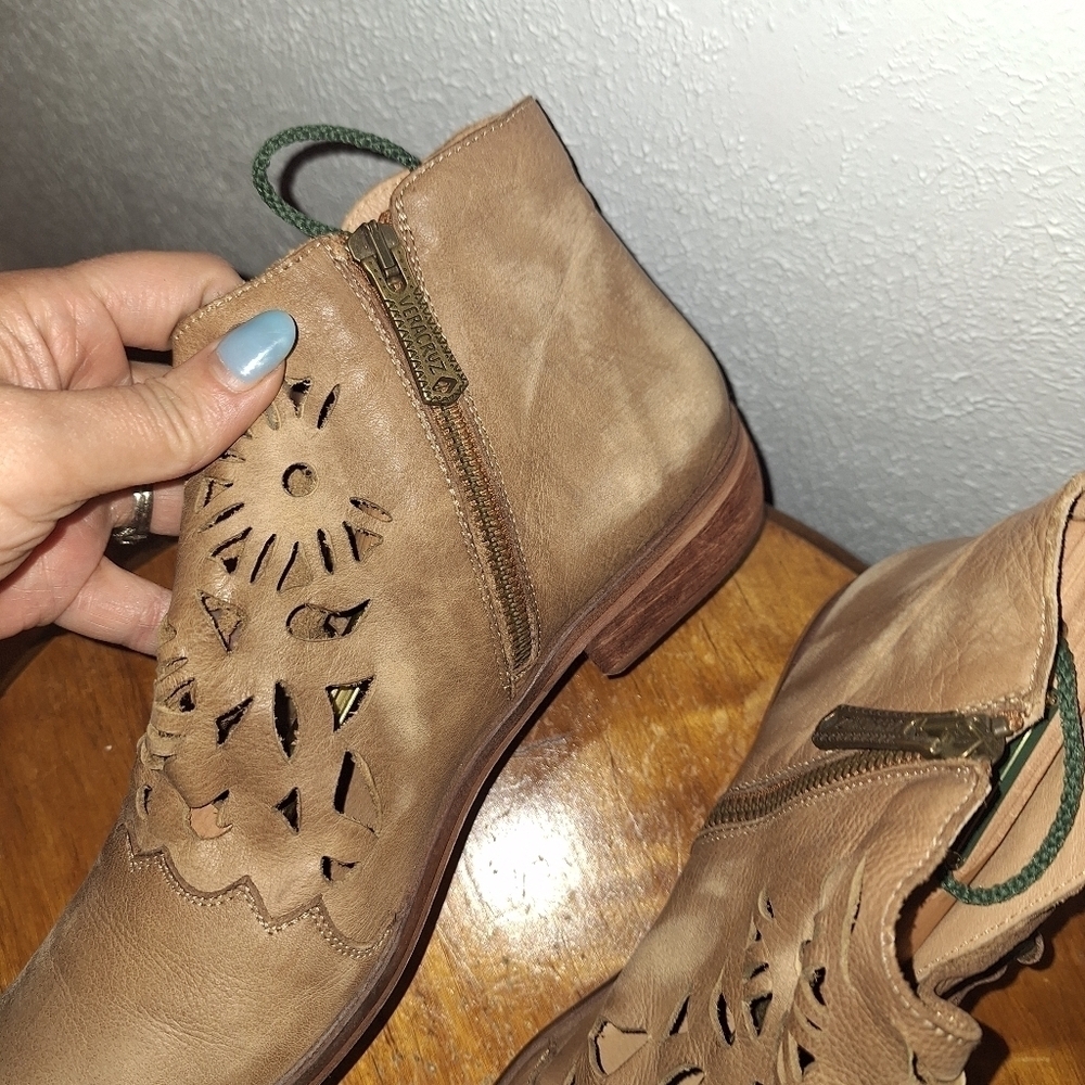 Veracruz Cutout Ankle Booties Boots Size 40 9.5 - Picture 3 of 7